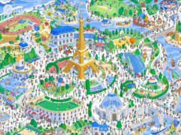 Google tạo ra trò chơi thú vị “ăn theo” Olympic Paris 2024: Cách chơi như thế nào? Sân chơi của Google dựa theo Olympic Paris 2024 (Ảnh: Internet)