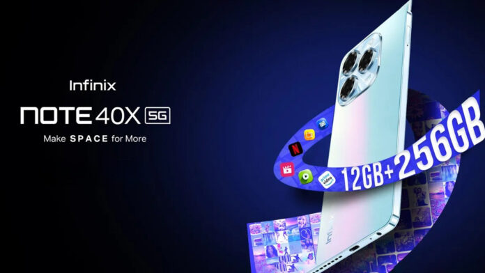 Infinix NOTE 40X có mức giá khởi điểm hấp dẫn chỉ từ 4,4 triệu đồng cho phiên bản 8GB/256GB và 4,7 triệu đồng 12GB/256GB (Ảnh: Internet)