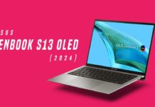 Laptop ASUS Zenbook S 13 OLED 2024 (Ảnh: Internet)