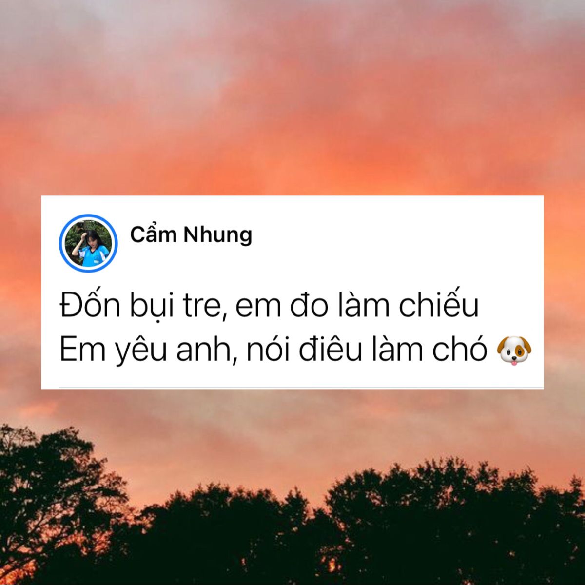 Những câu nói lái thả thính cực "dính" (Ảnh: Internet)