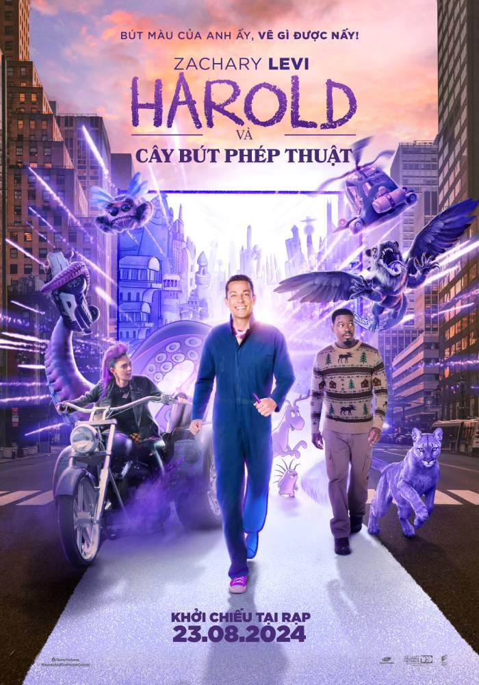 Poster phim Harold và cây bút phép thuật(Ảnh: Internet)