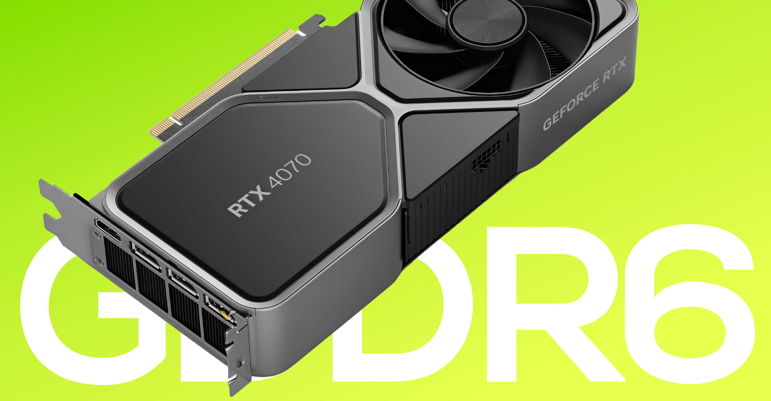 RTX 4070 GDDR6 có hiệu năng ngang ngửa RTX GDDR6X (Ảnh: Internet)