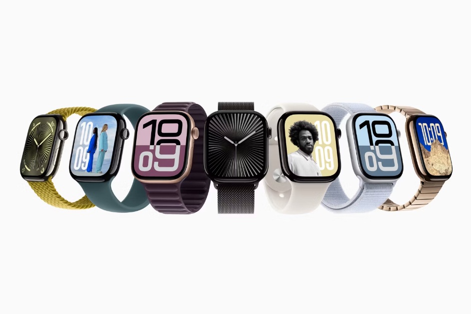 Đồng hồ Apple Watch Series 10 có nhiều màu sắc và nhiều mặt đồng hồ khác nhau (Ảnh: Internet)