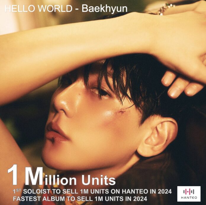 "Hello, World" là album solo thứ ba của Baekhyun bán được 1 triệu bản (Ảnh: Internet)