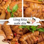 Cách làm món lòng khìa nước dừa. (Nguồn: BlogAnChoi)