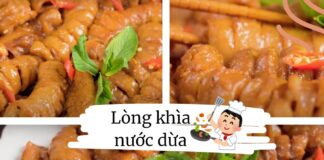 Cách làm món lòng khìa nước dừa. (Nguồn: BlogAnChoi)