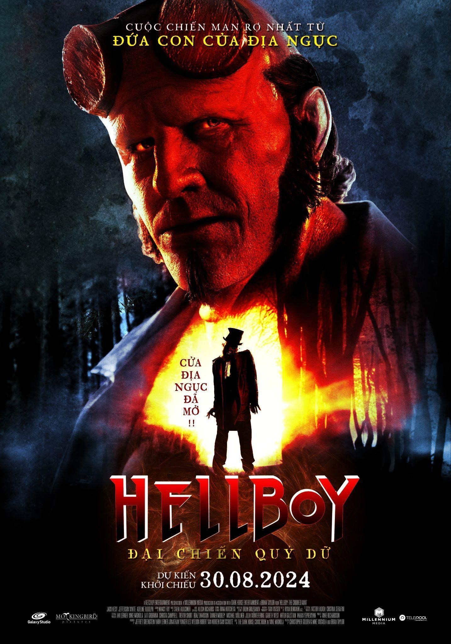 Poster phim Hellboy: Đại Chiến Quỷ Dữ (Ảnh: Internet)