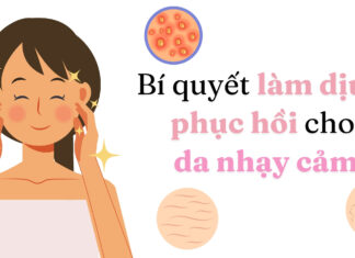 Bí quyết làm dịu và phục hồi da nhạy cảm (nguồn: BlogAnChoi)