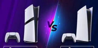 Máy chơi game PS5 Pro so với máy PS5 hiện tại (Ảnh: Internet)