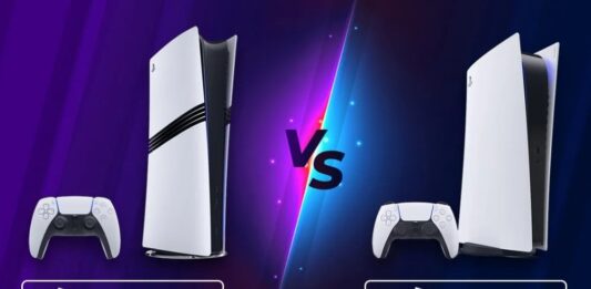 Máy chơi game PS5 Pro so với máy PS5 hiện tại (Ảnh: Internet)