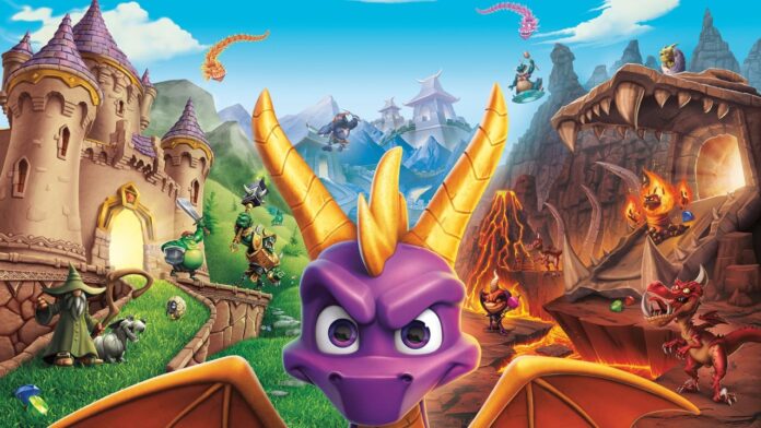 Tựa game Spyro Reignited Trilogy trên nền tảng PS4 (Nguồn: Internet)