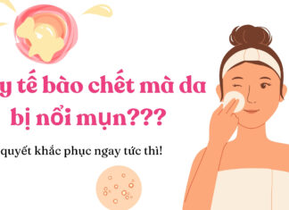 Vì sao tẩy tế bào chết da bị nổi mụn? (nguồn: BlogAnChoi)