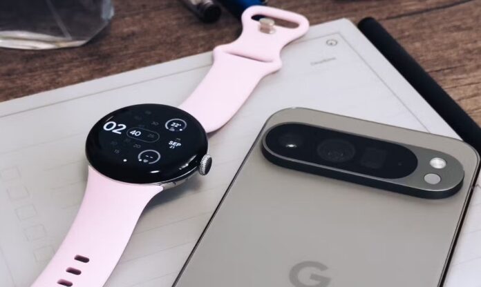 Đồng hồ Pixel Watch 3 và điện thoại Pixel 9 Pro XL (Ảnh: Internet)