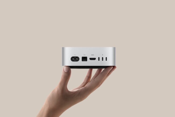 Mặt sau Mac mini mới (Ảnh: Internet)