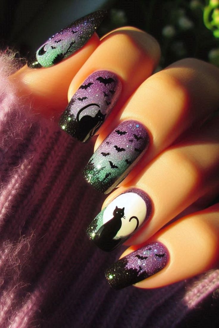 Những mẫu nail Halloween "ma mị"