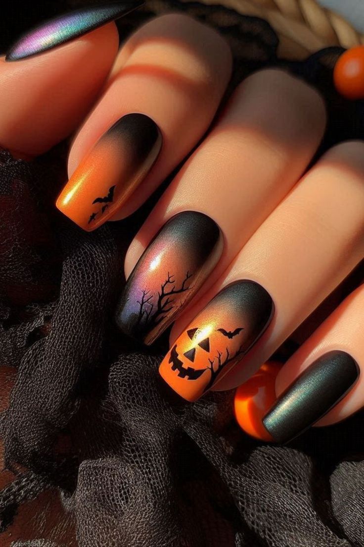 hững mẫu nail Halloween "ma mị"