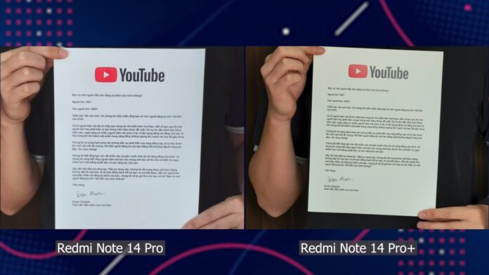 Hình ảnh zoom xa của Redmi Note 14 Pro Plus và Redmi Note 14 Pro (Ảnh: Internet)