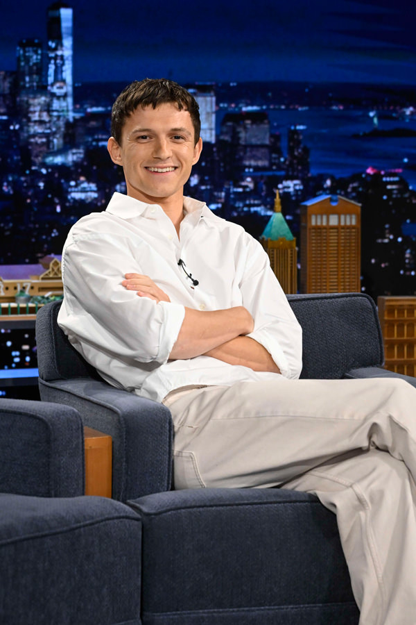 Tom Holland đã chia sẻ thông tin này trong chương trình The Tonight Show Starring Jimmy Fallon. (Ảnh: internet)