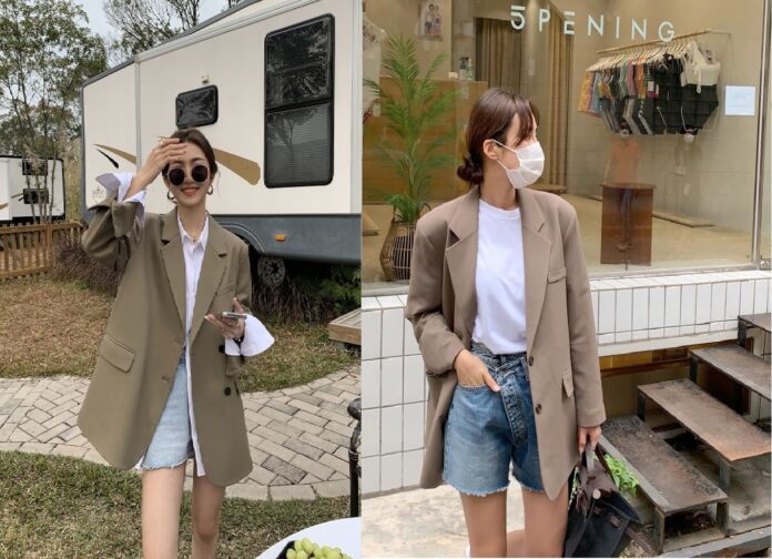 Hãy thử ngay combo blazer và quần short, bạn sẽ bất ngờ với vẻ ngoài năng động và cá tính của mình (Nguồn: Internet)