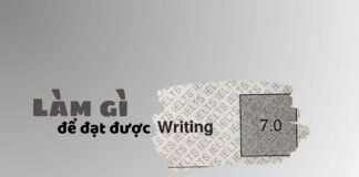 Kinh nghiệm đạt 7.0 Writing