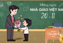 Lời chúc ý nghĩa tới thầy cô (Nguồn: internet)