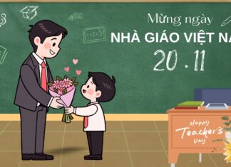 Lời chúc ý nghĩa tới thầy cô (Nguồn: internet)