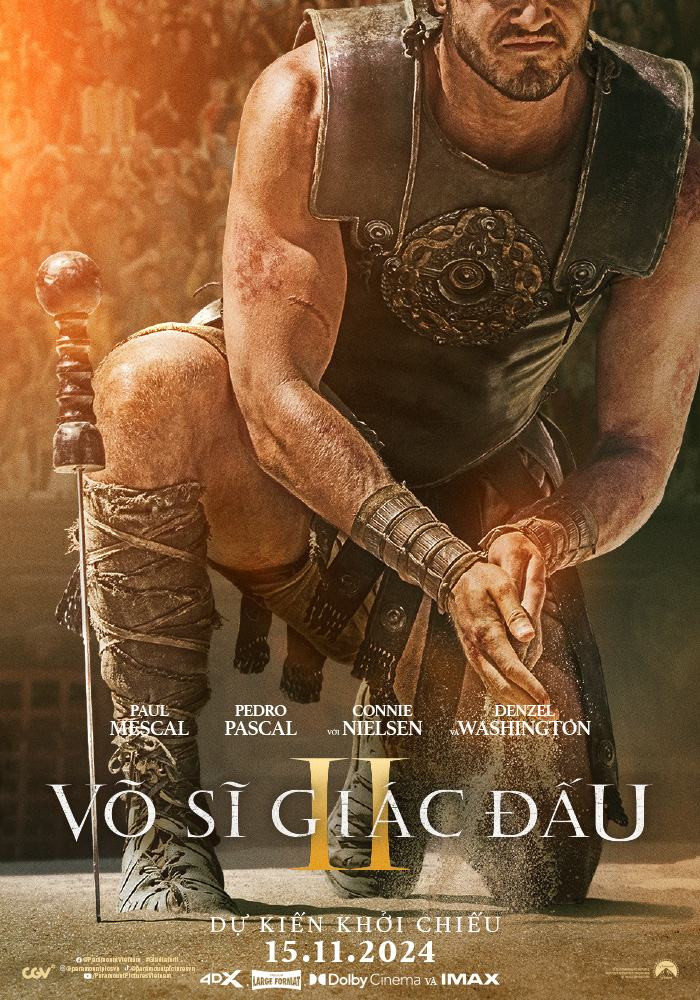 Poster phim Võ sĩ giác đấu II(Ảnh: Internet)