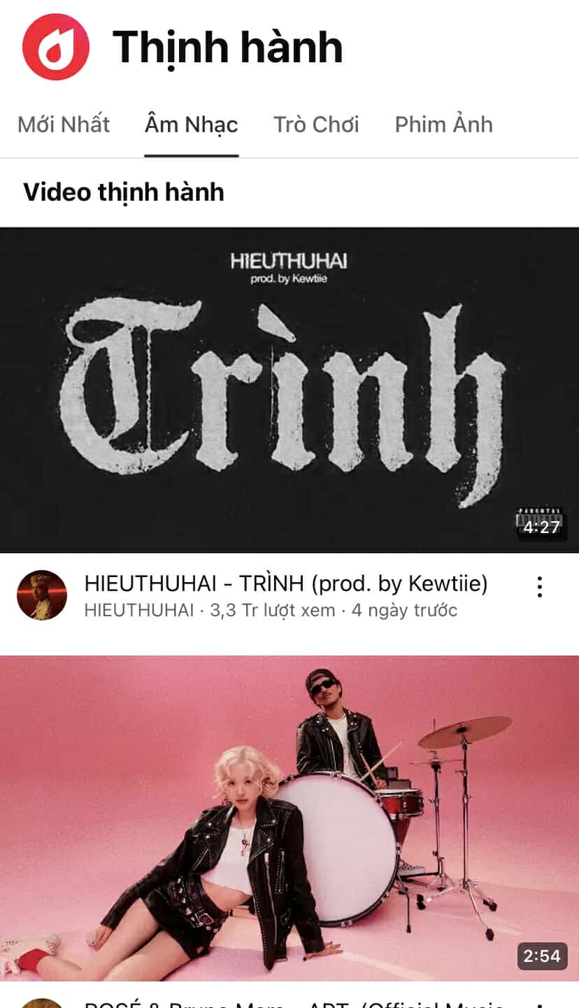 "Trình" - top 1 trending (Nguồn: internet)