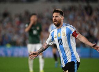 Argentina thể hiện đẳng cấp dù thi đấu thong dong tại vòng loại World Cup 2026 khu vực Nam Mỹ. Ảnh: Internet.