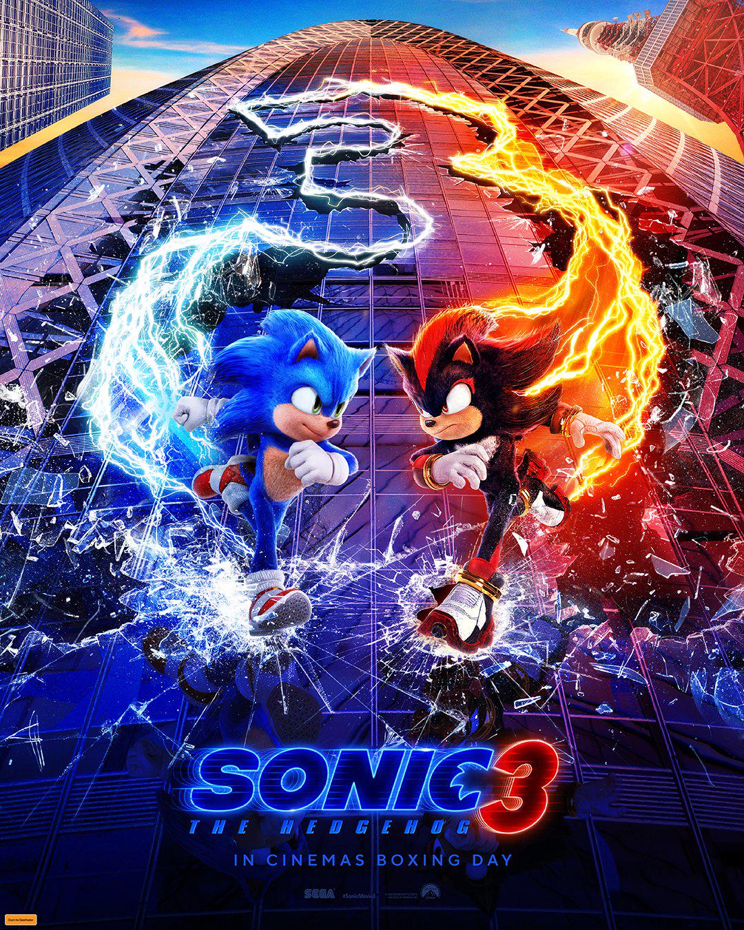 Poster phim Nhím Sonic 3 (Ảnh: Internet)