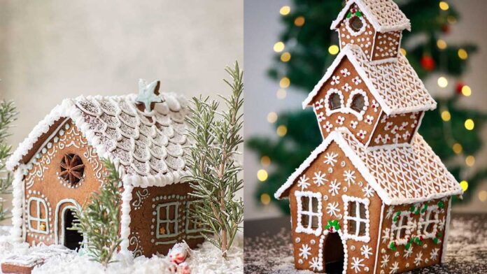 Gingerbread is a uniquely decorated cake during Christmas (Source: Internet)