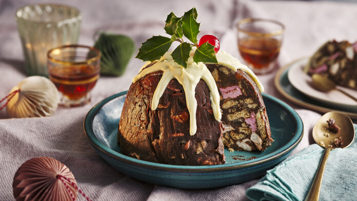 Delicious Christmas Pudding on Christmas (Source: Internet)