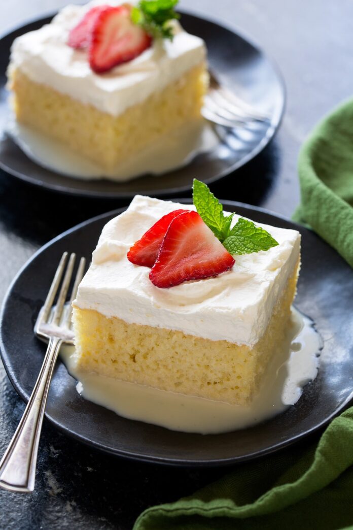 Tres Leches cake with a unique delicious flavor (Source: Internet)