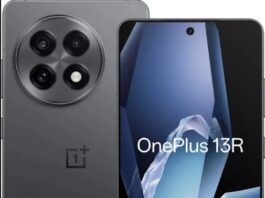 Điện thoại OnePlus 13R phiên bản màu Nebula Noir (Ảnh: Internet)