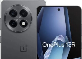 Điện thoại OnePlus 13R phiên bản màu Nebula Noir (Ảnh: Internet)