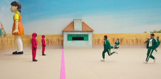 Trò chơi đèn đỏ đèn xanh trong phim Squid Game (Ảnh: Internet)