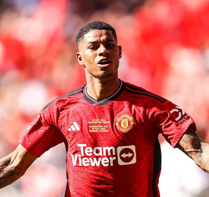 Marcus Rashford sẵn sàng rời "Quỷ đỏ" ngay vào tháng 1/2025. Ảnh: Fabrizio Romano.