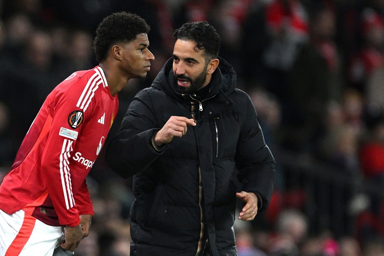 Marcus Rashford không được HLV Ruben Amorim trọng dụng. Ảnh: Guardian.