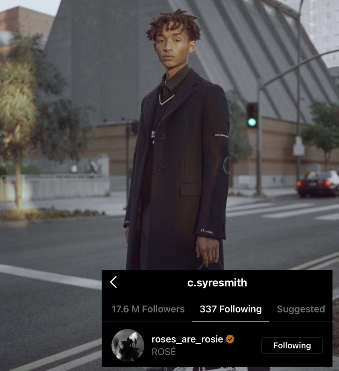 Cư dân mạng đồn đoán người yêu cũ của Rosé có thể là Jaden Smith (Ảnh: Internet)