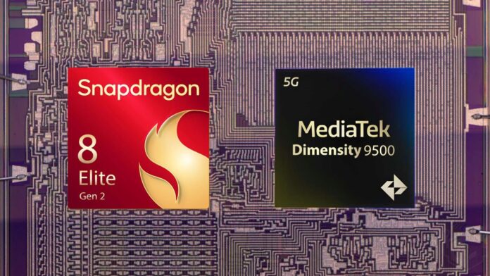 So sánh Snapdragon 8 Elite 2 và Dimensity 9500 (Ảnh: Internet)