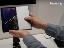 Màn hình gập Flex G của Samsung (Ảnh: Internet)