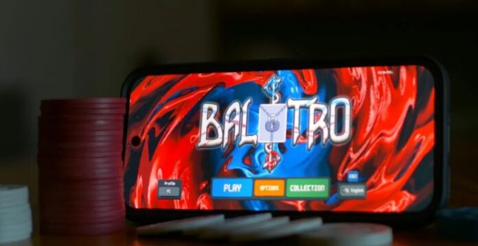 Chơi game Balatro trên Android (Ảnh: Internet)