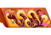 Hình ảnh Doodle mới của Google nhân dịp năm mới âm lịch (Ảnh: Internet)