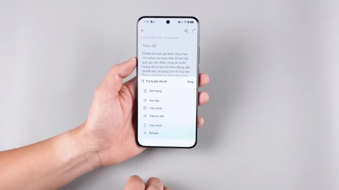OPPO Reno 13 Pro có khả năng tóm tắt một đoạn văn bản khá dài (Ảnh: Internet)