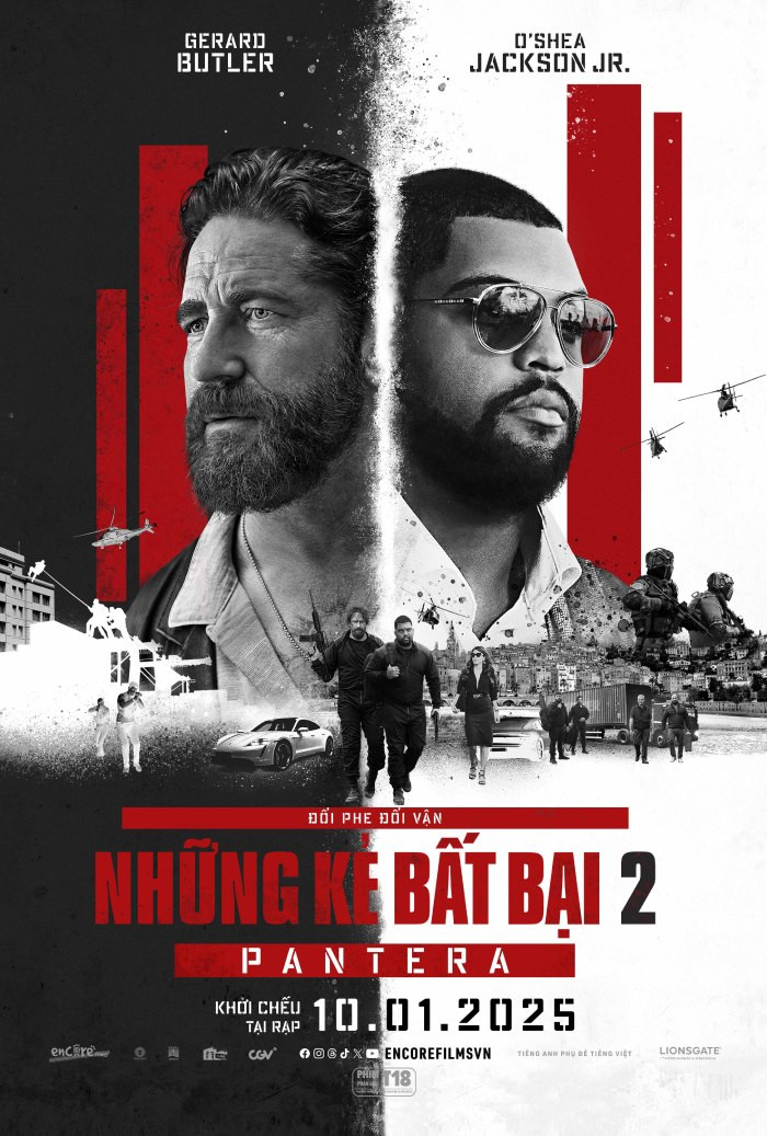 Poster phim Những kẻ bất bại: Pantera(Ảnh: Internet)