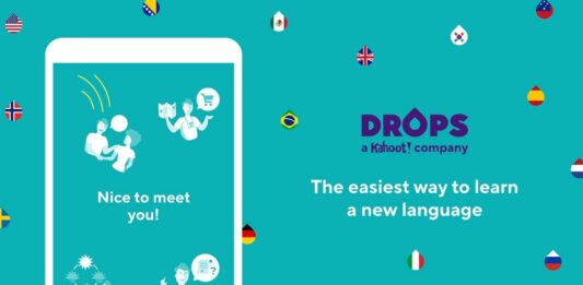 Ứng dụng Drops có nhiều ngôn ngữ ít phổ biến (Ảnh: Internet)
