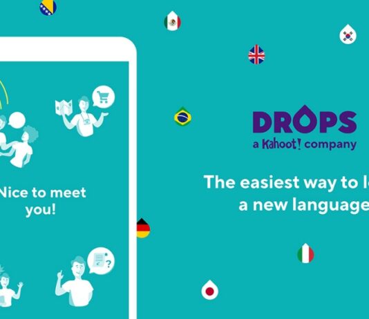 Ứng dụng Drops có nhiều ngôn ngữ ít phổ biến (Ảnh: Internet)