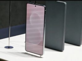 Mặt trước của điện thoại Samsung Galaxy S25 Edge (Ảnh: Internet)