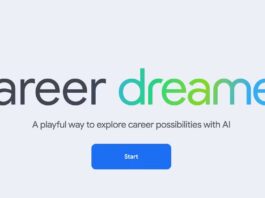 Giao diện trang chủ của Career Dreamer (Ảnh: Internet)