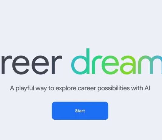 Giao diện trang chủ của Career Dreamer (Ảnh: Internet)